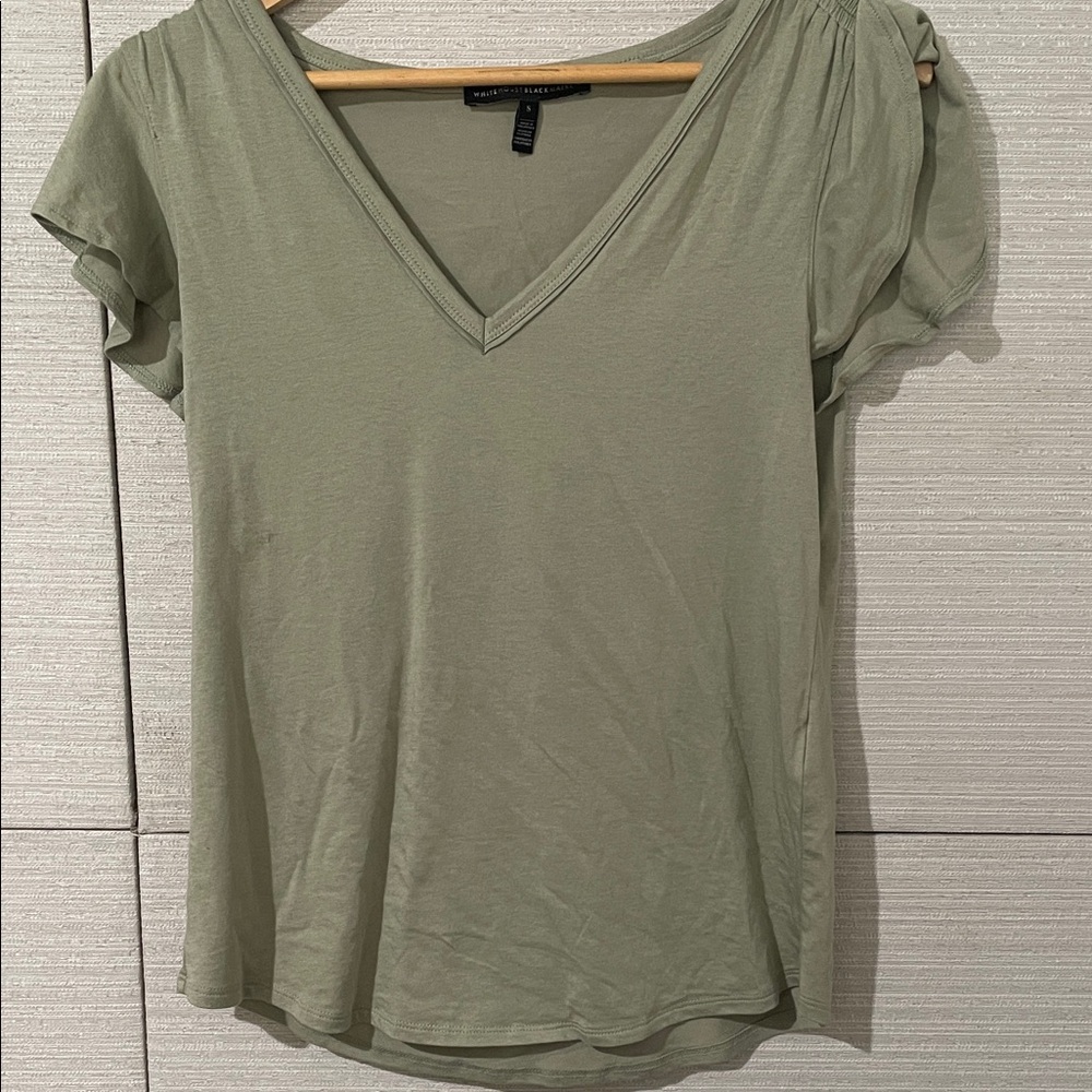 White House Black Market Sage Blouse